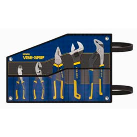 Irwin Industrial Tools 2078708 IRWIN VISE-GRIP® 2078708 5 PC. Set (Slip Joint, Diag., Tongue & Groove Linesman, Adj. Wrench) image.