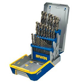 Irwin Industrial Tools 3018006B 29 Pc. Drill Bit Industrial Set Case, TURBOMAX image.
