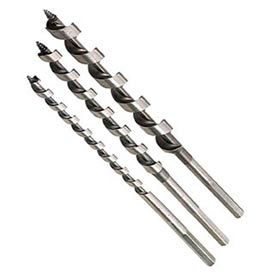 3 Piece 1/4", 3/8", And 1/2" Solid Center Auger Bit Assortment view 2