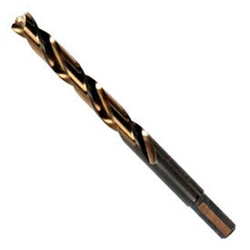 Irwin Industrial Tools 73632 Turbomax 3/8" Reduced Shank HSS Drill Bit-1/2" Jobber Length 3/8 RS-Carded image.