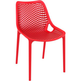 COZYDAYS INC dba COMPAMIA ISP014-RED Siesta Air Outdoor Dining Chair, Red image.