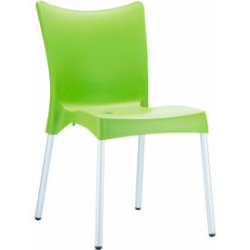 Siesta Juliette Resin Dining Chair, Apple Green - Pkg Qty 2