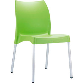 Siesta Vita Resin Outdoor Dining Chair, Apple Green - Pkg Qty 2