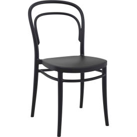 Siesta Marie Resin Outdoor Chair, Black - Pkg Qty 2