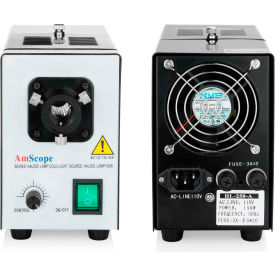 AmScope HL250-B 150W Fiber Optical Microscope Illuminator Light Box AmScope HL250-B 150W Fiber Optical Microscope Illuminator Light Box