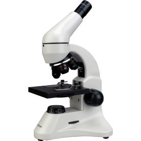 AmScope M120C-2L-PB10 40X-1000X Dual Light Student Compound Microscope with Batteries and Slide Set