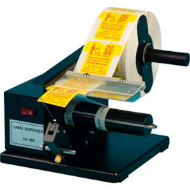 Ben Clements And Sons, Inc. SH400 Tach-It® Electric Auto Label Dispenser for Up To 9" Dia. Rolls, 12"L x 10-1/2"W x 10"H image.