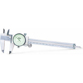 Insize Usa 1312-150A Insize Stainless Steel Dial Caliper, 0-5-7/8"/0-150mm Range image.