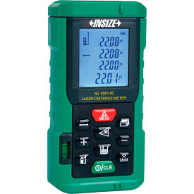 Insize Usa 9561-80A Insize Laser Distance Meter, 0.2-262ft image.