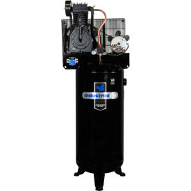 Mat Industries Llc IV5076055 Industrial Air IV5076055,5 HP,Two-Stage Compressor,60 Gallon,Vertical, 175 PSI,15.3 CFM,1-Phase,230V image.