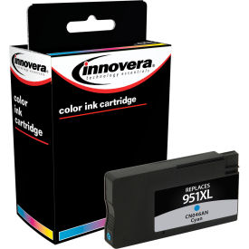 Innovera 951XLC Innovera® Remanufactured CN046AN (951XL) High-Yield Ink Cartridge - Cyan image.
