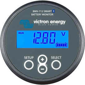 INVERTERS R US CORP BAM030712000 Victron Energy Battery Monitor BMV-712 Smart with Bluetooth Inside, Grey, ABS Plastic, 6,5 - 70 VDC image.