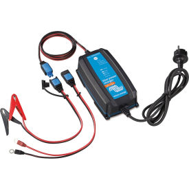 INVERTERS R US CORP BPC120531104R Victron Energy IP65 Blue Smart Battery Charger with Bluetooth, 12V/5A (1), 120V NEMA, ABS Plastic image.