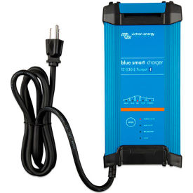 INVERTERS R US CORP BPC123047102 Victron Energy IP22 Blue Smart Battery Charger w/Bluetooth, 12V/30A (1), 120V NEMA 5-15, ABS Plastic image.