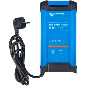 INVERTERS R US CORP BPC123048102 Victron Energy IP22 Blue Smart Battery Charger w/Bluetooth, 12V/30A (3), 120V NEMA 5-15, ABS Plastic image.