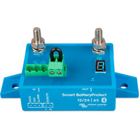 INVERTERS R US CORP BPR065022000 Victron Energy Smart BatteryProtect 12/24V-65A Bluetooth Enabled, Blue, Aluminum image.