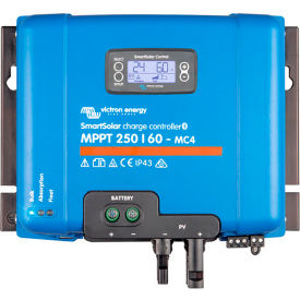 Victron Energy SmartSolar Charge Controller, MPPT 250V/60-MC4 Connection, Blue, Aluminum