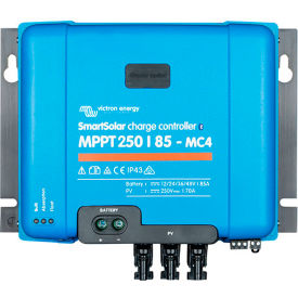 INVERTERS R US CORP SCC125085411 Victron Energy SmartSolar Charge Controller, MPPT 250V/85-Tr Screw Connection VE.Can, Blue, Aluminum image.