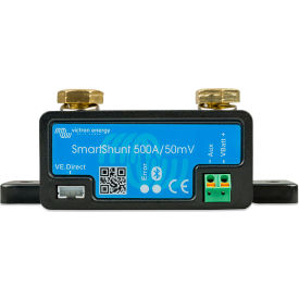 Victron Energy SmartShunt Battery Monitor, 500A/50mV, Black, Aluminum