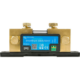 INVERTERS R US CORP SHU050210050 Victron Energy SmartShunt Battery Monitor, 1000A/50mV, Black, Aluminum image.