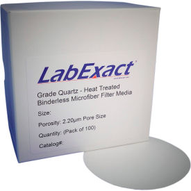 Quartz Microfiber Filter, 4.25cm Dia., 2.2um, High Purity (SiO2), 100/Pack view 2
