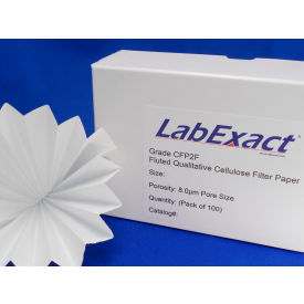 I.W TREMONT CO INC CFP2F-125 LabExact Grade CFP2F Qualitative Cellulose Filter Paper 0.17 mm Thick, 12.5 cm Dia., 8 um, 100 PK image.