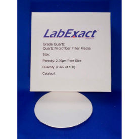 I.W TREMONT CO INC LEQ4250 LabExact Quartz High Purity SiO2 High Heat 2.2um Binderless Glass Microfiber Filter 4.25cm, 100/PK image.