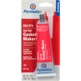 Itw Brands 81160 Permatex® High-Temp RTV Gasket Maker 3 oz. Tube Red image.