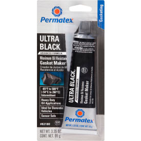 Itw Brands 82180 Permatex® Oil Resistant RTV Gasket Maker 3.35 oz. Tube Black image.