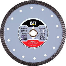 Caterpillar® 200 Trade Turbo Rim Diamond Blade 7"" Dia. x 3/16""T x 7/8"" Center Hole Dia.