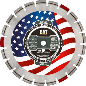 Caterpillar® 600 Pro Diamond Blade Abrasive Materials 14" Dia. 10mm Segment Height 