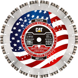 Caterpillar® 800 Expert Diamond Blade Hard Concrete/Block 14" Dia. 12mm Segment Height 