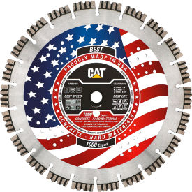 Caterpillar® 800 Expert Diamond Blade Abrasive Materials 14" Dia. 12mm Segment Height 