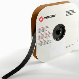 Industrial Webbing Corp. IWC190940 VELCRO® Brand Black Hook With Acrylic Adhesive 3/4" x 75 image.
