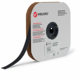Industrial Webbing Corp. IWC191051 VELCRO® Brand Black Hook With Acrylic Adhesive 1" x 75 image.