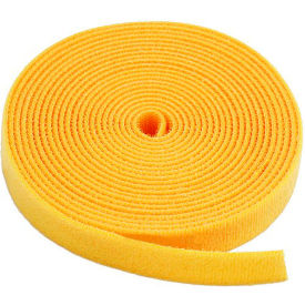 Industrial Webbing Corp. IWC176072 VELCRO® Brand One-Wrap® Hook & Loop Tape Fasteners Yellow 5/8" x 75 image.