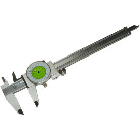 INTERNATIONAL PRECISION INSTRUMENTS CORP 100-164 iGAGING 0-6" Fractional Dial Caliper, with 1/64" reading image.