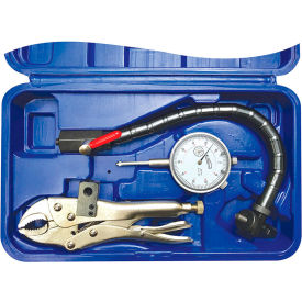 Dial indicator 0-1", 12" Flex Arm Holder, Vise Grip, Heavy Duty Case view 2