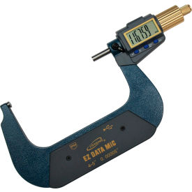 INTERNATIONAL PRECISION INSTRUMENTS CORP 35-054-U05 iGAGING Digital Micrometer w/ Alloy Gold Anodized Friction Thimble & 5" Max Range image.