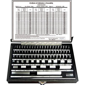Gage Block Set, Grade 0, NIST Certified, 81 Pieces view 2