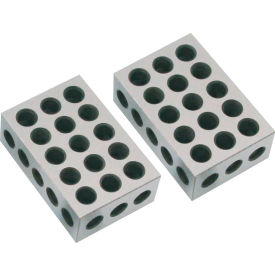 INTERNATIONAL PRECISION INSTRUMENTS CORP 36-123 iGAGING Machinist Blocks, 2"W x 1"D x 3"H, Pack of 2 image.