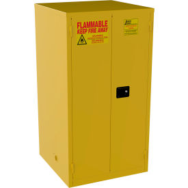 Jamco Flammable Liquid Storage Cabinet Self Close Door 60 Gallon Capacity 34"W x 34"D x 65"H 