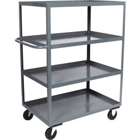 Jamco Stock Truck with 4 Shelves Lips Up 3000 lb. Capacity 72"L x 36"W x 60"H 