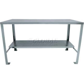 Jamco Products, Inc. YE248QQ Jamco Commercial 430 Stainless Steel Table, 48 x 24", Undershelf image.