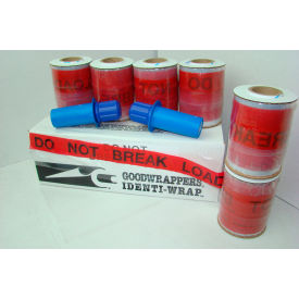 Goodwrappers Identi-Wrap Printed Stretch Wrap Blown "Do Not Break Load" Print 5"W x 500L Clear 