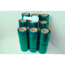 Banding Mini Stretch Wrap, Cast, 80 Gauge, 3"W x 1000'L, Green Tint view 2