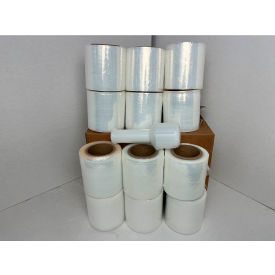 Banding Mini Stretch Wrap, Cast, 100 Gauge, 5"W x 650'L, Clear view 2