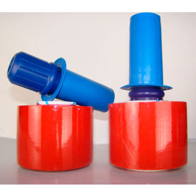 J.C Parry & Sons Co. Inc PRD80R03 Goodwrappers™ Stretch Wrap W/Reusable Dispenser & Brakes, Cast, 3"Wx1000L, Red Tint image.