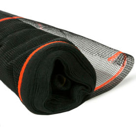 Jaydee Group USA, Inc. SN-20006 BOEN SN-20006 Fire Resistant Safety Netting, 4 Ft. x 150 Ft., Black, 1 Roll image.