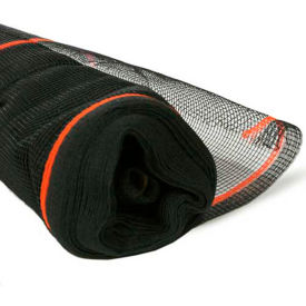 Jaydee Group USA, Inc. SN-20016 BOEN SN-20016 Fire Resistant Safety Netting, 8.6 Ft. x 150 Ft., Black, 1 Roll image.